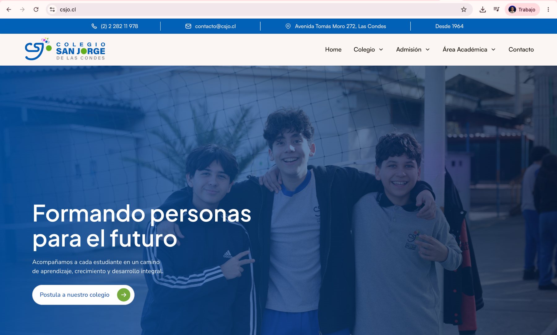 Web de Colegio San Jorge